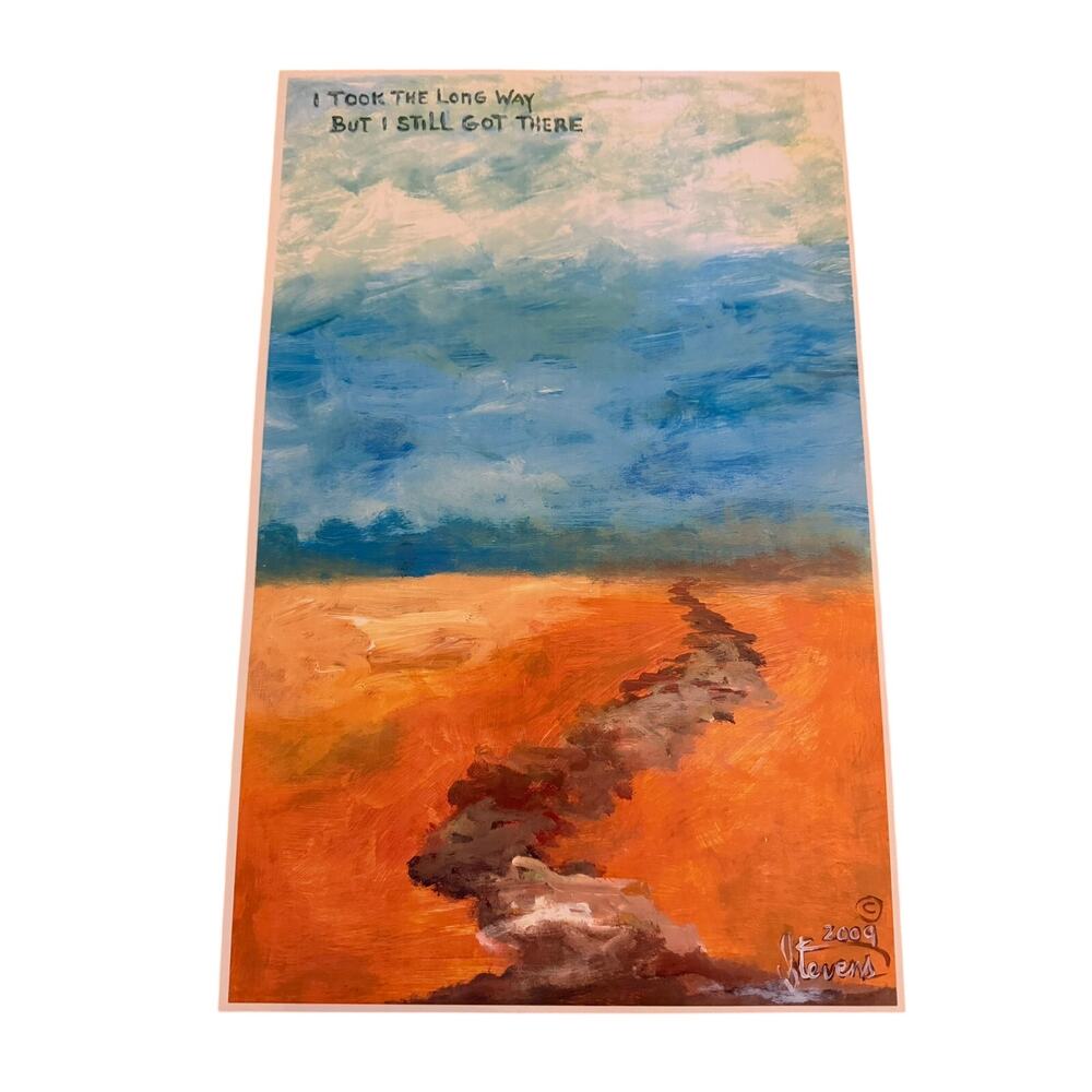 Larry Stevens 2009 Desert Path Art Print Poster